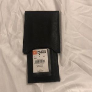 Men’s black leather wallet brand new